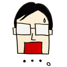 I'm office worker!!I work hard every day sticker #11723187