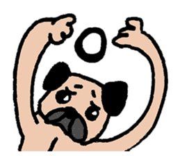 I just want to be a pug sticker #11723449