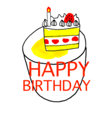 STRAWBERRY CAKE 8 sticker #11723567