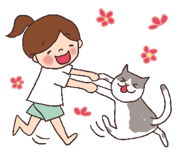 Alison and Meow 's simple daily sticker #11723649