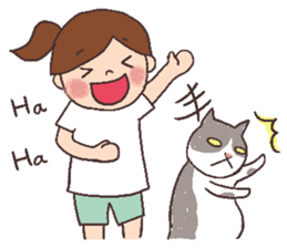 Alison and Meow 's simple daily sticker #11723656