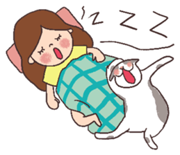Alison and Meow 's simple daily sticker #11723657