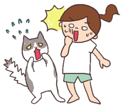 Alison and Meow 's simple daily sticker #11723659