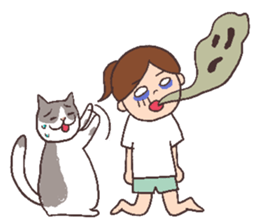 Alison and Meow 's simple daily sticker #11723663