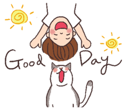 Alison and Meow 's simple daily sticker #11723667