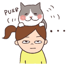 Alison and Meow 's simple daily sticker #11723670