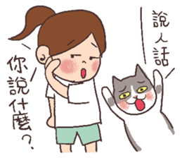 Alison and Meow 's simple daily sticker #11723672
