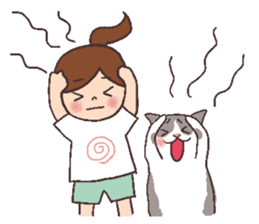 Alison and Meow 's simple daily sticker #11723682