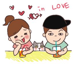 Alison and Meow 's simple daily sticker #11723686