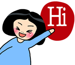 Stubborn Girl1-Practical conversation sticker #11723823