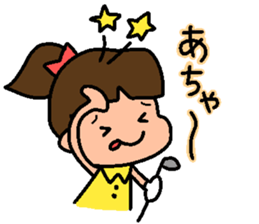 Golf Playing Girl 2 sticker #11723852