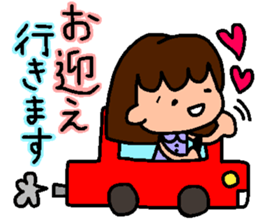 Golf Playing Girl 2 sticker #11723860