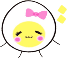Cute Egg-chan sticker #11724779