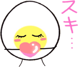 Cute Egg-chan sticker #11724780