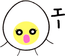 Cute Egg-chan sticker #11724790