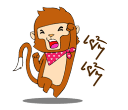 Monkey Frisky sticker #11725111