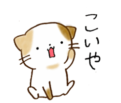 Cat in the man sticker #11725312