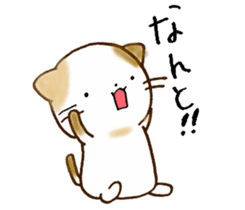 Cat in the man sticker #11725320