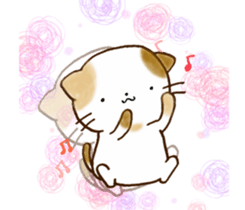 Cat in the man sticker #11725337