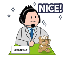 Baseball Stickers 3 "simple" USA ver. sticker #11725385