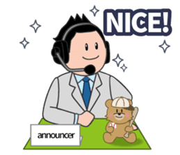 Baseball Stickers 3 "simple" USA ver. sticker #11725385