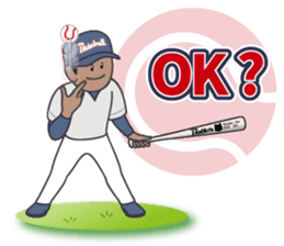 Baseball Stickers 3 "simple" USA ver. sticker #11725387