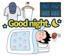 Baseball Stickers 3 "simple" USA ver. sticker #11725390