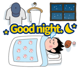 Baseball Stickers 3 "simple" USA ver. sticker #11725390