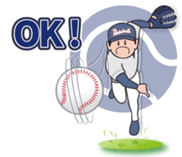 Baseball Stickers 3 "simple" USA ver. sticker #11725391