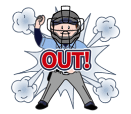 Baseball Stickers 3 "simple" USA ver. sticker #11725396