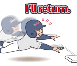 Baseball Stickers 3 "simple" USA ver. sticker #11725398