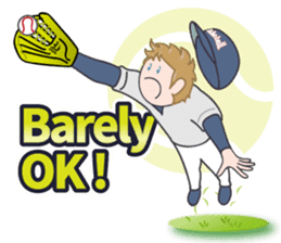 Baseball Stickers 3 "simple" USA ver. sticker #11725399