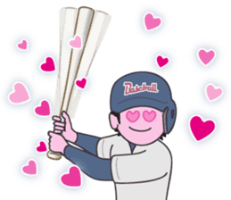 Baseball Stickers 3 "simple" USA ver. sticker #11725402