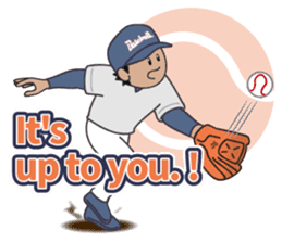 Baseball Stickers 3 "simple" USA ver. sticker #11725403