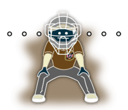 Baseball Stickers 3 "simple" USA ver. sticker #11725404