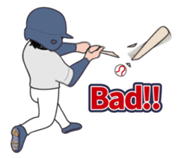 Baseball Stickers 3 "simple" USA ver. sticker #11725410