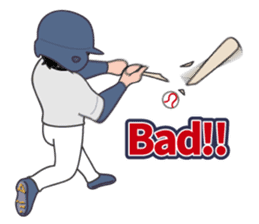 Baseball Stickers 3 "simple" USA ver. sticker #11725410