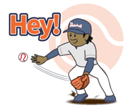 Baseball Stickers 3 "simple" USA ver. sticker #11725411