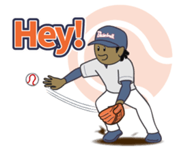 Baseball Stickers 3 "simple" USA ver. sticker #11725411