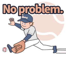 Baseball Stickers 3 "simple" USA ver. sticker #11725415