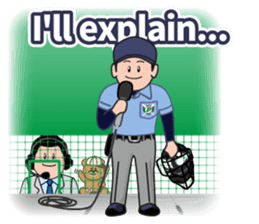 Baseball Stickers 3 "simple" USA ver. sticker #11725417