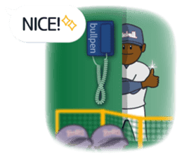 Baseball Stickers 3 "simple" USA ver. sticker #11725418