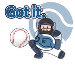 Baseball Stickers 3 "simple" USA ver. sticker #11725419