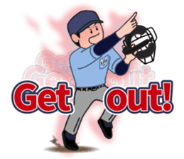 Baseball Stickers 3 "simple" USA ver. sticker #11725420