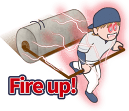 Baseball Stickers 3 "simple" USA ver. sticker #11725422