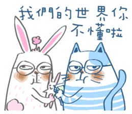 Gs.gray striped cat! sticker #11725929