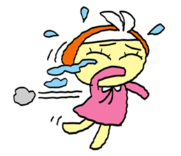 big eye girl cute sticker #11725989