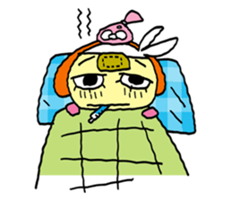 big eye girl cute sticker #11726016