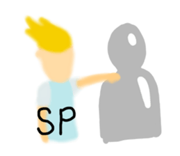 That guy has no friends sticker #11726402