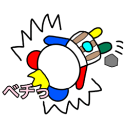 Colorful panda2 sticker #11726499